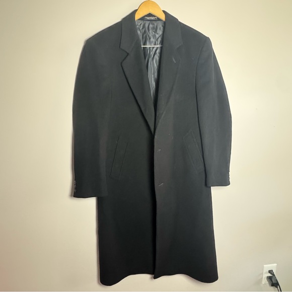 Norman Wells Collection Cashmere Blend Wool Men’s Overcoat Luxurious R42